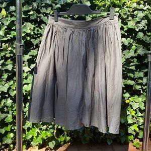 Gray flowy skirt!